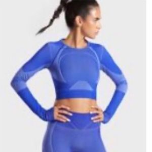 Gymshark seamless turbo crop top